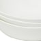 Homeroots White Six Piece Triangle Bone China Service For Six Bowl Set 483495 - alternate 3