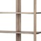 Homeroots 72" Brown Solid Wood and Wood Four Tier Bookcase 380596 - alternate 3