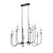 Z-Lite Allistair 12-Light Linear Chandelier, 24.5 in W, Matte Black 352-42L-MB - alternate 2