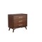 Homeroots 36" Brown Solid Wood Three Drawer Dresser 524123 - alternate 3