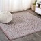 Jonathan Y Sinjuri Medallion Textured Weave Red/Taupe 5 ft Square Indoor/Outdoor Area Rug SMB101A-5SQ - alternate 1