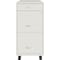 Nusparc 3-Drawer Mobile Vertical File Cabinet, 14.2" x 18" x 29.5", White NPRVF318BMWE - alternate 2