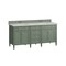 James Martin Vanities Brittany 72" Double Vanity, Smokey Celadon, w/ 3 CM Siberian Silestone Top 650-V72-SC-3SFR - alternate 3