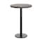 Flash Furniture Bennett 30 in Round Solid Wood Indoor Tabletop in Dark Brown with 18 in Round Bar Height GSF-RD30-DKBRN-TR18B-GG - alternate 3