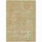 Homeroots 8' X 10' Salmon Fern Green And Beige Floral Medallion Washable Indoor Outdoor Area Rug 616631 - alternate 3
