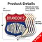 Signmission Brandon's Workshop, 4 inch X 4 inch, Vinyl Decal, 5PK SHI-D-5PACK-4-489-BRANDON - alternate 3