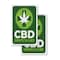 Signmission CDB Dispensary, Vinyl Decals Only 24 Inch x 36 Inch, Vinyl Decal, 2PK DSB-2436-2PACK-30356 - alternate 1