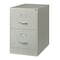 Hirsh 18" W 2 Drawer Vertical File Cabinet, Light Gray, Legal 14420 - alternate 3