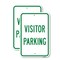 Signmission Visitor Parking, 18'' X 24'' 2 Signs, Heavy Gauge Aluminum, 2PK A-1824-2PACK-24689 - alternate 1