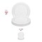 Smarty Had A Party 7 Clear Floral Round Disposable Plastic AppetizerSalad Plates 240 Plates, 240PK 727-CASE - alternate 2