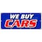 Signmission We Buy Cars, 48 Inch x 120 Inch, Banner B-120 We Buy Cars - alternate 1
