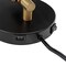 Jonathan Y Lisa 18" Swing Arm 1-Light Modern Midcentury Iron USB Charging Port LED Sconce, Black/Brass Gold JYL1301B - alternate 4