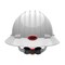 Jsp Vented, Full Brim Hard Hat w/HDPE Shell, 6-Point Polyester Suspension and Wheel Ratchet Adj. 280-EV6161V-10 - alternate 2
