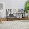 Organize It All 2 Tier Expandable Shoe Rack in Black 23552-BLACK - alternate 1