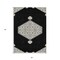Homeroots 3' X 5' Black Gray And Ivory Oriental Washable Indoor Outdoor Area Rug 598172 - alternate 4