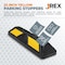 Jrex Safety 22 in Rubber Parking Block Curb Stop, Yellow Reflective Strip, 10PK PBSY-JR-2-10PK - alternate 3