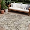 Homeroots 8' X 10' Beige Brown And Ivory Abstract Washable Indoor Outdoor Area Rug 600267 - alternate 1