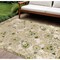 Homeroots 8' X 11' Ivory Green And Yellow Floral Indoor Outdoor Area Rug 548088 - alternate 4