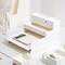 Deli NUSIGN Modular Desk Organizer Set, Rounded Corners, White ENS001 - alternate 2