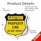Signmission No Spray Shield Sign Caution Property Li, 4 inch X 4 inch, Vinyl Decal, 2PK SHI-D-2PACK-4-404 - alternate 2