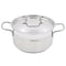 Korkmaz Alfa 2 Piece 2.5 Liter Stainless Steel Casserole Dish with Lid A1017 - alternate 1