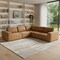 Homeroots 116" Brown Fabric Modular Sleeper Sofa 568304 - alternate 4