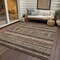 Homeroots 3' X 5' Chocolate And Gray Southwestern Washable Indoor Outdoor Area Rug 582812 - alternate 3