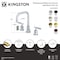 Kingston Brass Widespread Bathroom Faucet with Brass Pop-Up, Polished Nickel FSC8939KPS - alternate 2