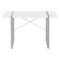 Homeroots 49" White and Gray Computer Desk 489983 - alternate 1
