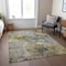 Homeroots 8' X 10' Taupe Brown And Gray Abstract Washable Indoor Outdoor Area Rug 581782 - alternate 3