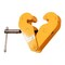 Mytee Products 2PK Adjustable Yellow I-Beam Clamp, 2 Ton/4408 LB WLL with Manual Screw Rod., 2PK BC-2x2 - alternate 5