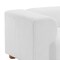 Homeroots 150" White Fabric Sofa 574005 - alternate 6