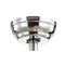Jonathan Y Kate 48" 3-Light Glam Crystal Drum LED Ceiling Fan With Remote, Chrome JYL9608A - alternate 5