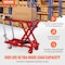 Vevor Hydraulic Lift Table Cart 330 lbs Manual Double Scissor Lift Table 50" TFD15 - alternate 3