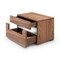 Homeroots 16" Wood Lighted Two Drawer Nightstand 473032 - alternate 3