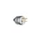 Pass & Seymour Armored Plug, 2 -Pole, 20 A, 250 V, NEMA: NEMA 6-20P, White PS620PACC20 - alternate 1