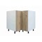 Cambridge Radiance 36inWx24inDx34.50inH Ready to Assemble Slab Corner Lazy Susan Kitchen Cabinet in Light Oak SA-BLZ36-LO-KIT - alternate 2