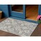 Homeroots 3' X 5' Gray And Brown Geometric Washable Indoor Outdoor Area Rug 609142 - alternate 1