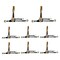 Mytee Products 3/8in-1/2inEasy Ratchet Chain Binder w/ Grab Hooks 6000 lbs WLL - Load Binder, 8PK CB-AEZ38x8 - alternate 2