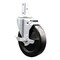 Service Caster 5 Inch Soft Rubber Wheel Swivel 3/4 Inch Square Stem Caster with Brake SCC SCC-SQ20S514-SRS-TLB-34 - alternate 1