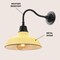 Jonathan Y Aurora 12.25" 1-Light Farmhouse Industrial Iron LED Gooseneck Arm Outdoor Sconce, Matte Yellow JYL7613H - alternate 3