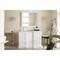 James Martin Vanities De Soto 48" Single Vanity, Bright White, w/ 3 CM Siberian Silestone Top 825-V48-BW-3SFR - alternate 5