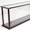 Homeroots 39in Dark Brown Glass Standard Display Stand 364366 - alternate 2