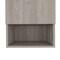 Homeroots 16" Light Gray Wood Floating Single Door Bathroom Vanity And Medicine Cabinet 543578 - alternate 2