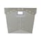 Flipside Corrugated Postal Storage Tote, 18-1/4 in L x 13-1/4 in W x 11-3/5 in H, Translucent, Plastic, 2 PK 40101 - alternate 3