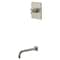 Kingston Brass Single-Handle Pressure Balanced Tub Faucet, Brushed Nickel KB6348AXTO - alternate 1