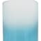 Homeroots 21" Blue White And Gold Ombre Glass And Aluminum Pedestal Table Vase 565457 - alternate 3