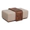 Homeroots 43in Brown and Solid Wood Storage Bench With Cabinet 718253 - alternate 4