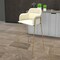 Leisuremod Axis Velvet/Polyester/Leather Bar Stool - Stainless Steel Base, Low Back & Armrests ACG29BG - alternate 4