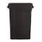 Suncast Commercial Resin Slim Trash Can, 23 Gallon, Plastic, Black TCNH2030BK - alternate 2